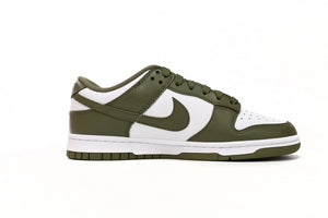 Nike Dunk Low White Scattered olive Green