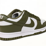 Nike Dunk Low White Scattered olive Green