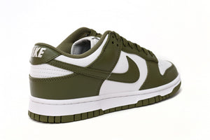 Nike Dunk Low White Scattered olive Green