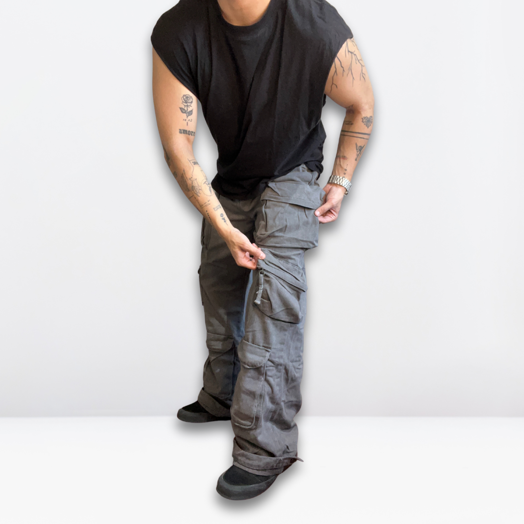 Pantalón Cargo Cool Grey