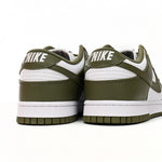 Nike Dunk Low White Scattered olive Green