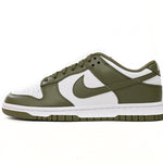 Nike Dunk Low White Scattered olive Green